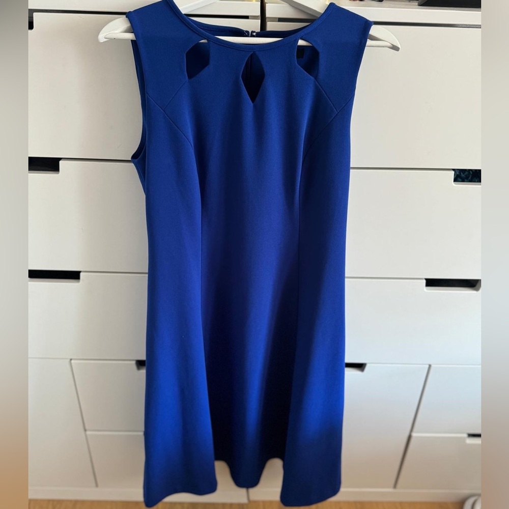 Dennis By Dennis Basso Royal Blue Dress